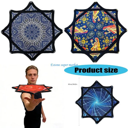 090B Beginner Friendly Rotating Handkerchief Juggling Cloth Easy to Use Skill Practice and Improvement for Stage Dance Event