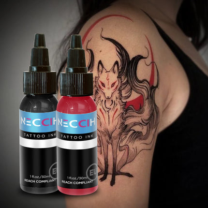 7PCS 30ML Tattoo Ink Pigment Body Art Tattoo Pigment Set 7 Colors Professional Paints Makeup Tattoo Supplies Semi-permanent