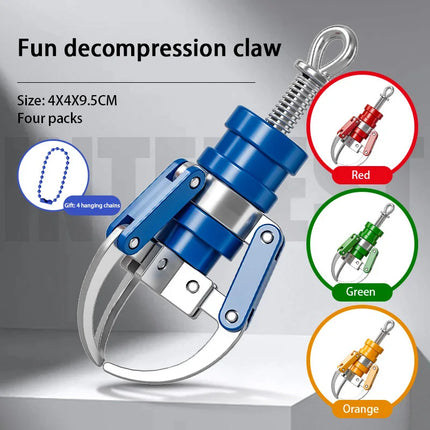 Doll Machine Grab-clip keychain Can Clip Simulated Mini Color Claw keychain Bag Pendant Accessories For Party Gifts New