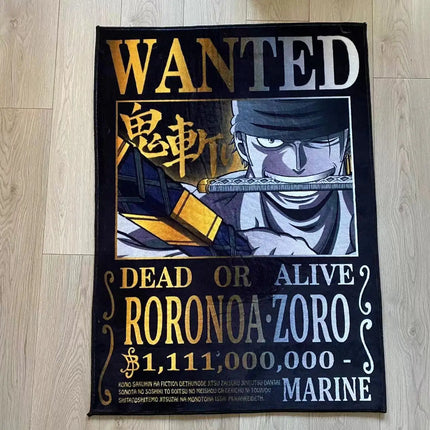 Anime One Pieces Manga Soft Anti-slip Area Rugs Home Bedroom Cartoon Deco Kitchen Bathroom Non-slip Mat Doormat Birthday Gift