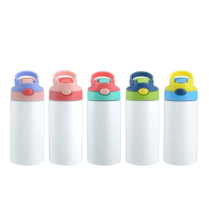 Sublimation Blank Straight Cup Stainless Steel Water Bottles Tumbler Coffee Mug Cup Vacuum Flasks DIY Insulated Thermos 6OZ-30OZ