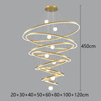 gold 8 ring 9ball / Warm White