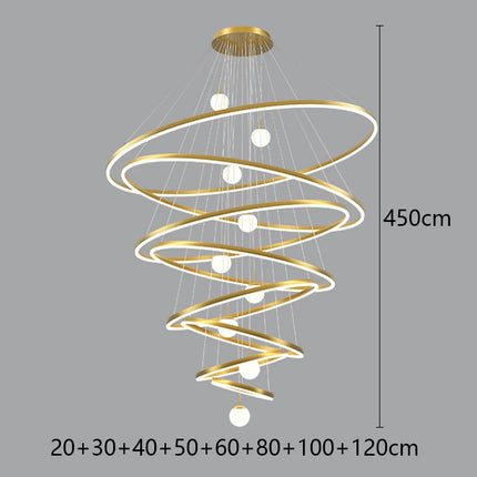 Modern home decor led lights pendant light lamps forstaircase Chandeliers for living room hanging light indoor lighting