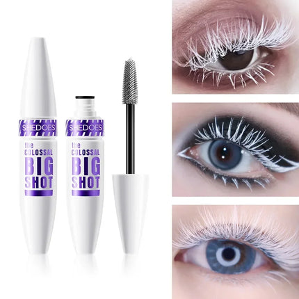 5D Volume Mascara Lasting Styling Waterproof Quick Dry WHITE Curling Lengthen Long Eyelash Silk Extension Cream Тушь Для Ресниц