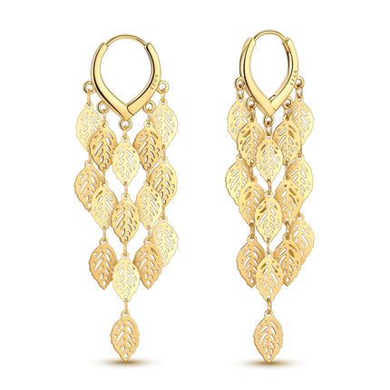 Women original 925 Silver Golden Glowing Firefly Stud Earring Bilayer Round Droplets Heart Gold Hoop Earrings Party Jewelry Gift