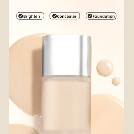 QIBEST Makeup Concealer Hydrating Lightweight Waterproof Permanent Dark Circles and Acne Mark Covering and BrighTening Concealer