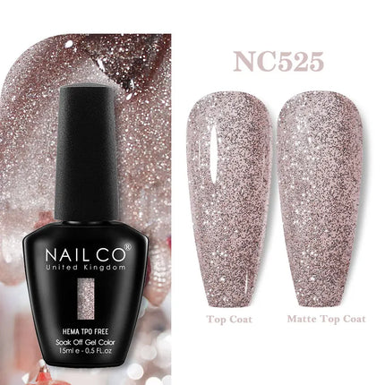 NAILCO 283Colors Gel Nail Polish Top Base Vernis Semi Permanent UV Gel Varnish Nails Art Varnish Hybrid Manicure