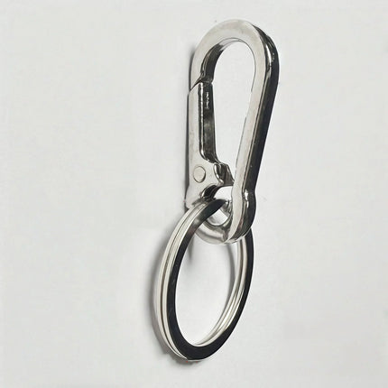 6Pcs Metal Carabiner Clip Keychain Multi-Function Hook Key Ring Holder Organizer for Car Keys Daily Use