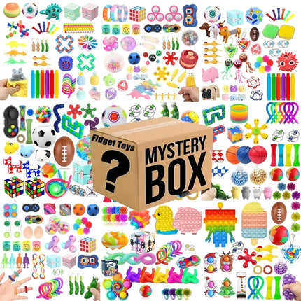6-50pcs Random Fidget Toys Mystery Gifts Pack Surprise Box 300 Different Fidget Set Antistress Relief Toys for adult