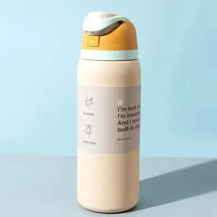 1Pc Vacuum Flasks & Thermoses Water Bottle Drinkware Thermo Tumbler Stainless Steel Thermal Mug Original Cold Hot Coffee