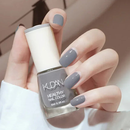 8ml Water-based Nail Polish No Baking Long Lasting Semi-permanent Quick Dry non-peelable Nail Varnish DIY Fashion Manicure