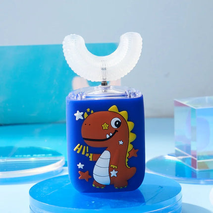 Automatic Children's Cartoon Electric Toothbrush U Type for Kids 360Degrees Sonic Toothbrush Rechargeable Smart Timer Waterproof