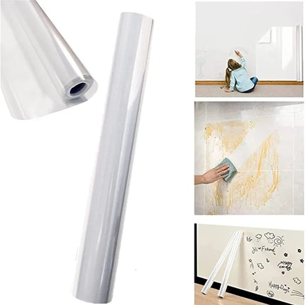 Wall Protective Film Scratch-resistant Anti-dirty Does Not Hurt The Wall Home Transparent Electrostatic Wall Protection Sticker