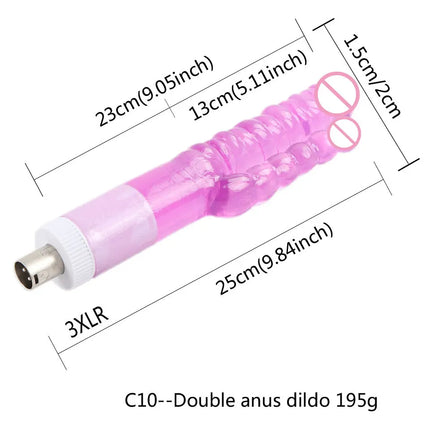 Fredorch Entry Level Sex Machine A2 / F2 /F3 Attachment 3XLR Accessories Dildos Suction Cup Sex Products For Women for Man