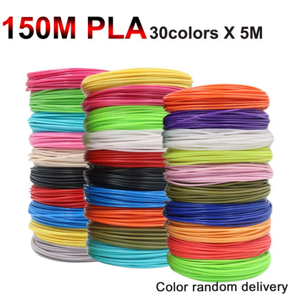 PLA Filament for 3D Pen Printing 10/20/30 Colors Diameter 1.75mm 200M Odorless Safe Plastic Refill for 3D children Printing Pen