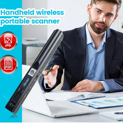 iScan01 Portable A4 Document Reader Scanner 900DPI For Contract Books Office Business Handheld Mobile Scanners JPG PDF Format