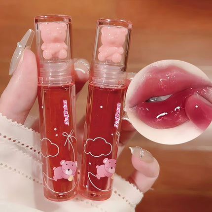 Mirror Lip Glaze - Glossy Lip gloss,Moisturizing Non-stick Cup Nude Lipstick High Pigmented Liquid Lipstick Lip Cosmetic Makeup