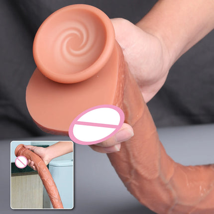 Super Long Soft Penis Realistic Silicone Dildo Butt Plug Prostate Massager Vagina Anal Dildos Cup Adult Sex Toys For Women Men