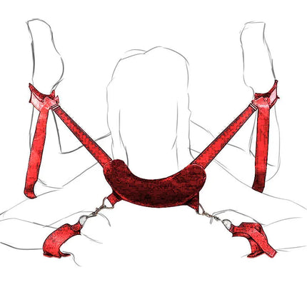 Adults Bed Hand And Foot Restraints Adjustable SM Bondage Straps Toys For Man Restraints Collar Bdsm Slave Goods Couples Game