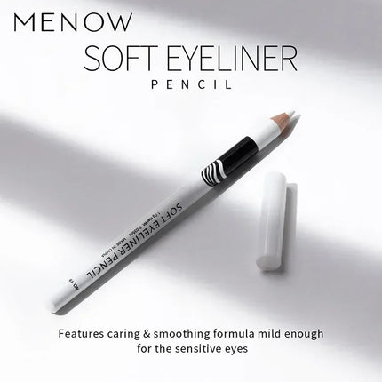 12PCS/Set White Matte Eyeliner Pencil Highlighter Silkworm Pencil 3-IN-1 Non-Smudging Longlasting Waterproof Eye Makeup