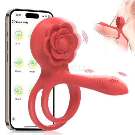 Penis Ring for Men Couple Semen Cock Ring Penis Ejaculation Delayed Vibrating Cock Ring Sex Erotic Toys For Male Ring For Adult