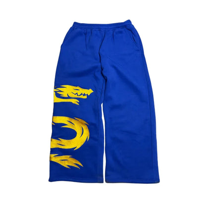 Ninja Warrior Armor Hoodie Set Men Dragon Graphic 2 Piece Suit Anime Inspired Streetwear Baggy Wide Leg Pants Tracksuit Outfit