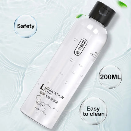200ML Water based Lubricant Safe Intimate Gel Vaginal Anal Lube Lubricating Oil Adult For Women Men And Couple Erotic Tools