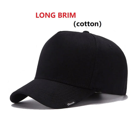 Quick Dry Baseball Hat for Men and Women, Hard Top, High Crown, Sports Hip Hop Caps, Big Head, Outdoor,
