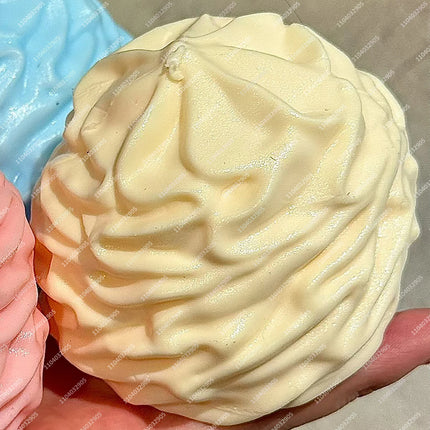 Crunchy Whipping Cream Stress Ball Squishy Toys Moldable Non-Bounce Squeeze Ball ASMR Sensory Anti Stress Fidget Toys for Adults