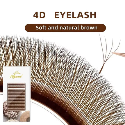 2D Y Single Tip Eyelash Extension 3D 4D W Natural Soft Wispy Eyelashes Individual False Lashes Mesh Net Cross Lash Makeup Cilio