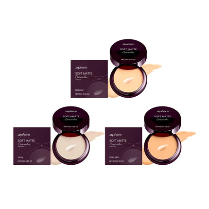Full Coverage Concealer Waterproof Natural Finish Hydrating Crease Proof Liquid Concealer Makeup for Under Eye Acne Spot
