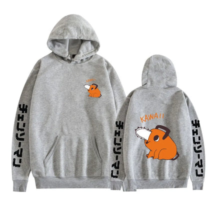 Pochita Chainsaw Men's Hoodie Fashion Long Sleeve Sportswear Casual Harajuku Street Wear Hoodie Sudaderas Top