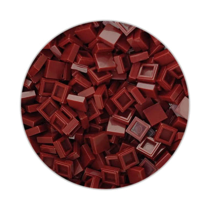 200/330/660pcs MOC Pixel Particles Plate Smooth 1x1 DIY Building Blocks Flat Square Bricks Halloween Christmas Children Toy 3070
