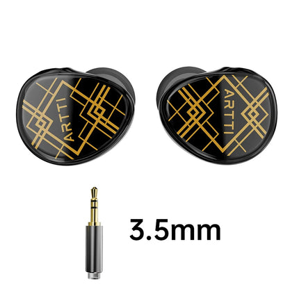 ARTTI R2 In-Ear HiFi Earphones 10mm Beryllium Diaphragm Dynamic Coil Wired IEMs Monitor Headphone with 0.78 2pin 3.5/4.4mm Plug