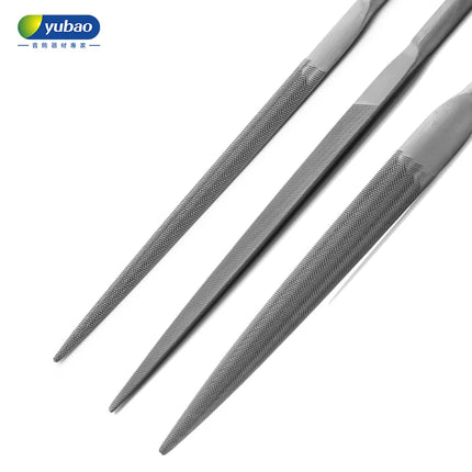 Swiss Vallorbe File White Handle Triangle Half Round File Jewelry Polishing and Shaping File Pointed Fine Teeth Hand Tool