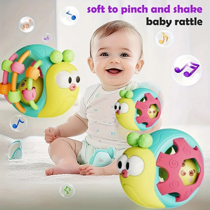 Cute And Interesting Hand-Held Baby Rattle, ABS Material, Color Festival Can Send Birthday Gifts, Christmas, Easter
