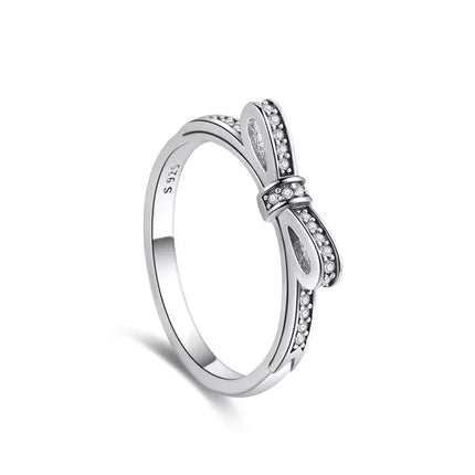 925 Originales Silver Bow Tree Of Life All For Love Heart Wedding Ring Luxury Set Woman Jewelry Party Gift Things From 1$