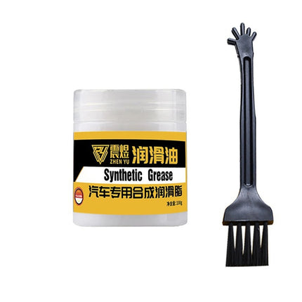 High-Performance Car Interior Lubricant Paste: Non-Sticky White Grease for Door Rails/Sunroofs/Hinges & Bike Chains