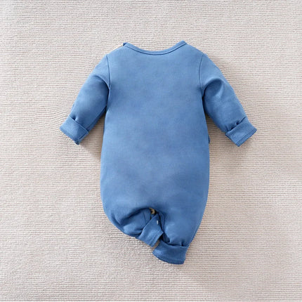 Elephant Printed Clothes Spring and Autumn Baby Boys Girls Clothing Cartoon 0-18 months Newborn Baby Newborn Long Sleeve Print