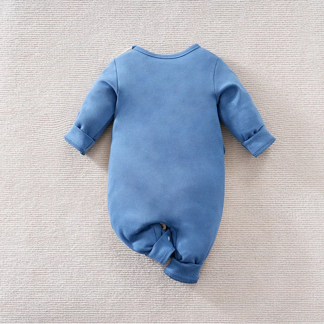 Elephant Printed Clothes Spring and Autumn Baby Boys Girls Clothing Cartoon 0-18 months Newborn Long Sleeve Print