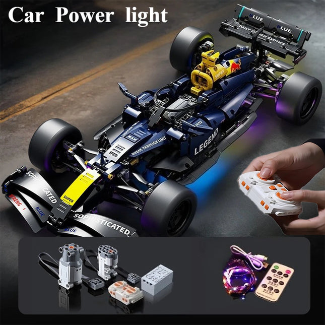 Technical racing cars, racing car models, 1:10 DIY super sports car building block puzzle toys, children's and adult gifts