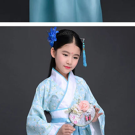 Autumn Two-piece Set Kids Hanfu Cosplay Tang Girl Suit Dance Costume Baby Outfits Ancient Girls Clothing Hanfu Children Suits