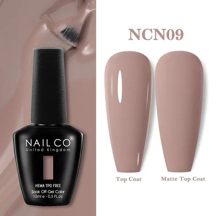 NAILCO 15ml Red Color Series Gel Varnish Coffee Gel Nail Polish Maximalism Reddish Gellak Design Brown Lacquer Nail Art Manicure