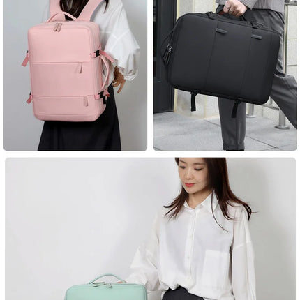 2024Men Women's Bag Large Capacity Journey Multifunction Backpack With Shoe Storage Multilayer Dry And Wet Separation Waterproof