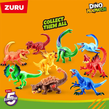 Zuru Mini Brand Toy Orange Ball 5 Surprise Egg Blind Box Capsules Can Collect Dinosaur Strike Battle Series Gifts