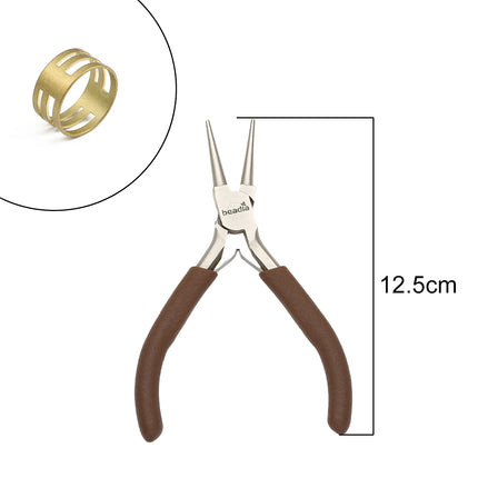 Mini Precision Pliers for Jewelry Making & Watch Repair - Ultra Fine Tip Craft Pliers with Spring Handle Ideal for Detailed DIY