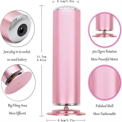 Adjustable Speed Electric Foot Grinder USB Powered Foot File Professional Callus Dead Skin Remover for Foot Care