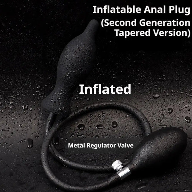 Inflatable Anal Plug Butt Expander for Women Dildos Vaginal Dilator Sex Toys Men Gay Couple Tool for Solo Adventures Couples Pla