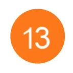 Color 13 with name / 6M