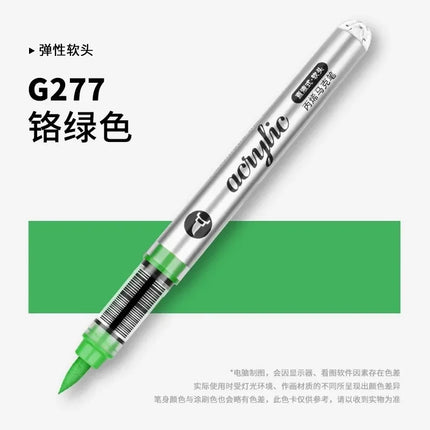 GRASP 120/1 Colors Acrylic Marker Pens Waterproof Pen Soft Brush Nib Student Art for Glass Stone Art School Supplies Stationery